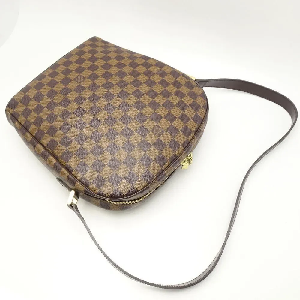 Louis Vuitton Damier Ipanema GM Ebene Shoulder Bag